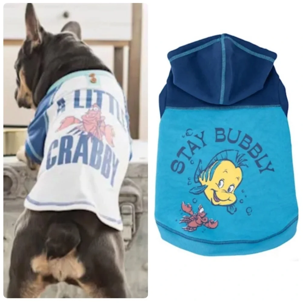 Disney Little Mermaid Harry Barker Hoodie & t-shirt L